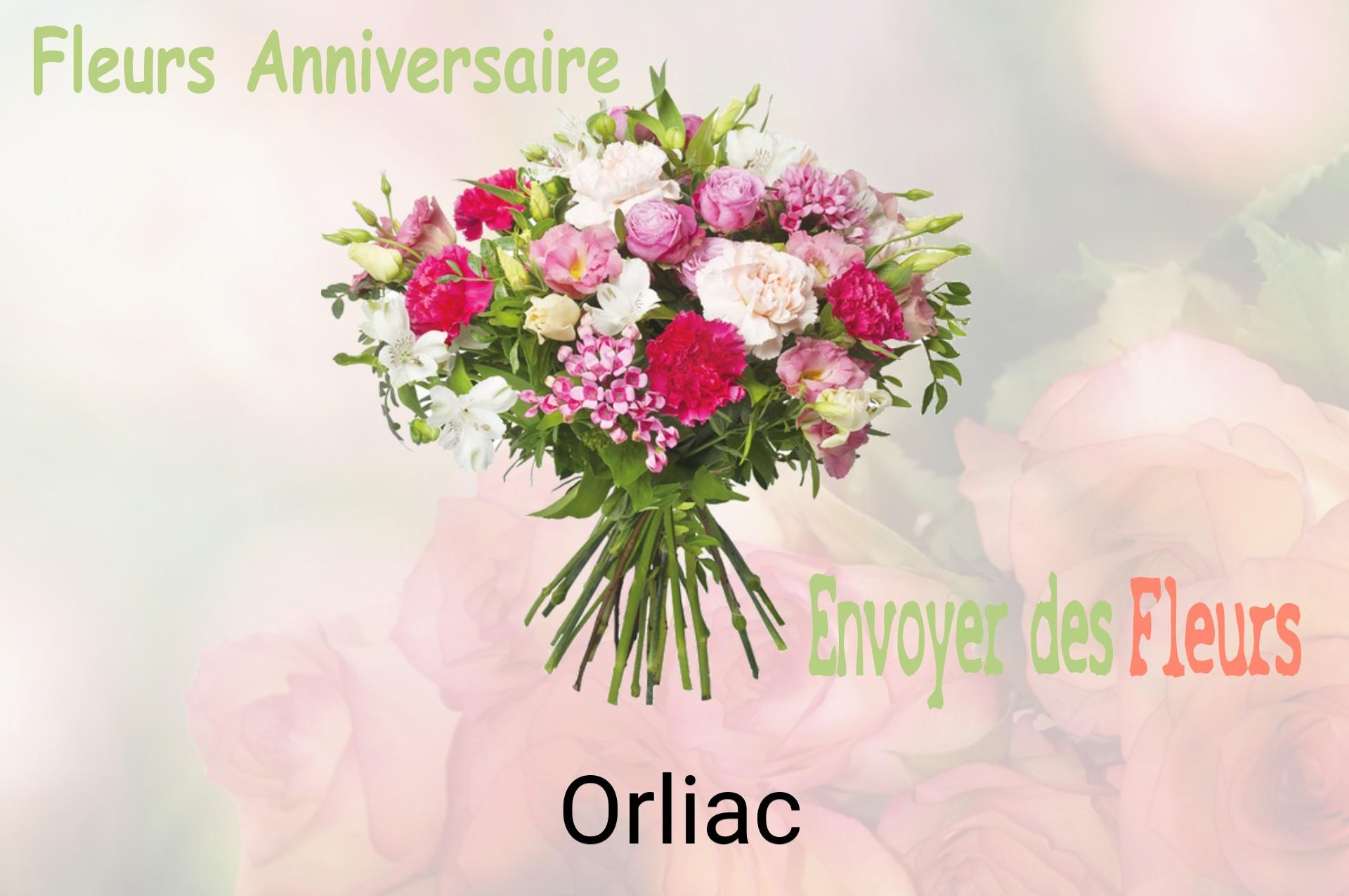 Bouquet de fleurs d’anniversaire livré à Orliac